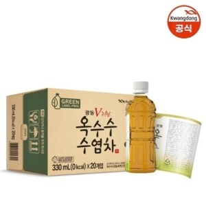 광동제약 <b>옥수수</b><b>수염</b><b>차</b> 무라벨 330ml x 40pet