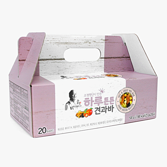 조청명인이 만든 하루든든 견과바 20개입 500g (1개)_이미지