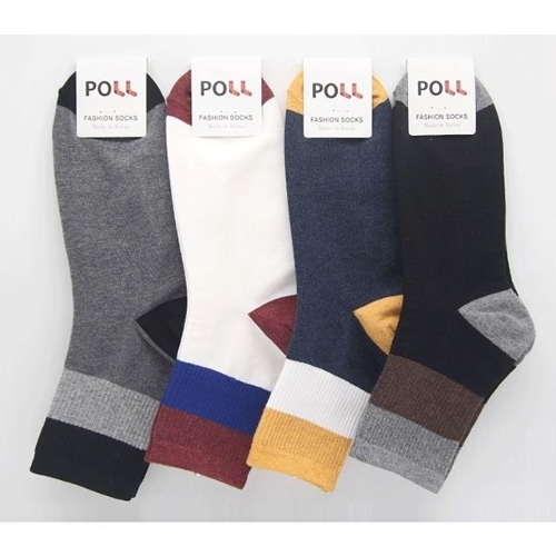 [불명] 남자 스포츠양말 케쥬얼양말 삼색 3켤레 W7EB11F