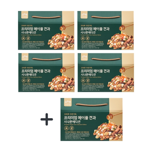 오하루자연가득 메이플견과 시나몬에디션 20g 25개입 (5개)_이미지