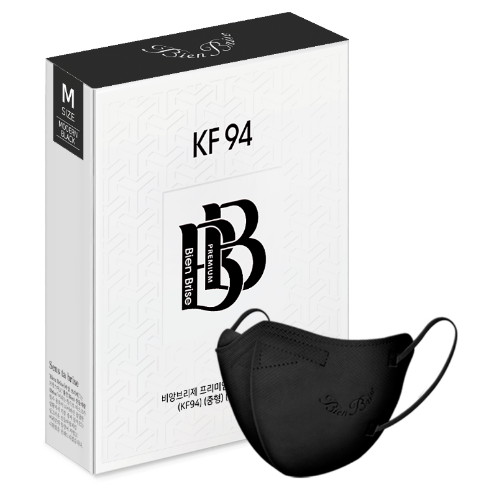 프리미엄 KF94 중형 모던블랙 10매입