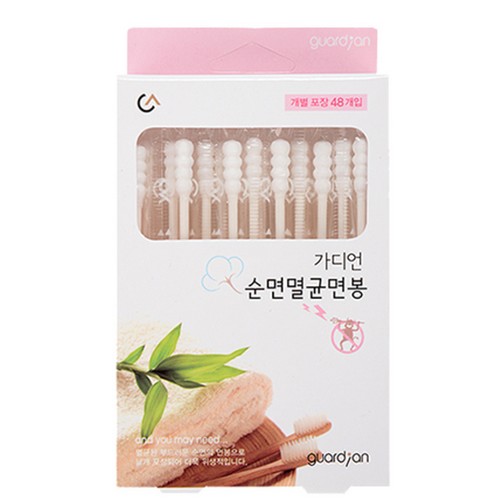 가디언 순면 멸균 면봉 48개 (6개)이미지입니다. 누르면 해당 게시물로 새창이동합니다.