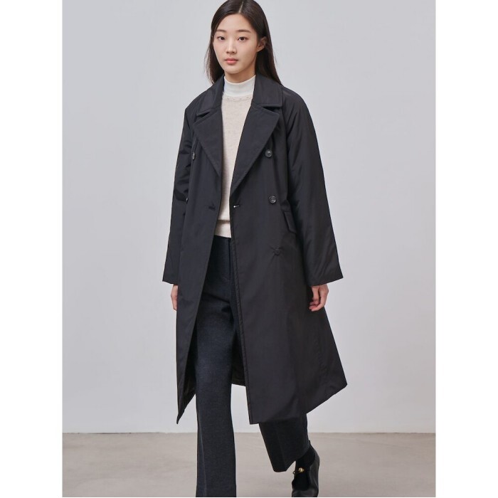 빈폴레이디스 여성 트렌치형 롱 패딩 코트 BF4X38C045_이미지