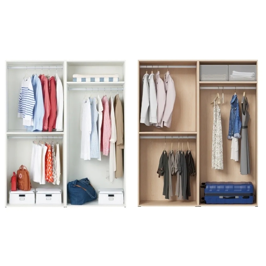 한샘 샘베딩 행거형 드레스룸 세트 1600 (높이 194cm)_이미지