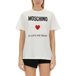 모스키노 로고 반팔티셔츠 07030541_2001_이미지