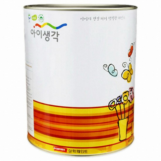 삼화페인트 아이생각 수성 아크론 광택 페인트 (4L)_이미지