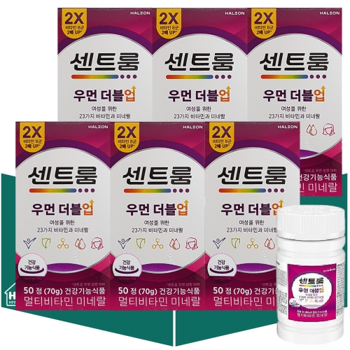 센트룸 우먼 더블업 멀티비타민 미네랄 50정 (6개)