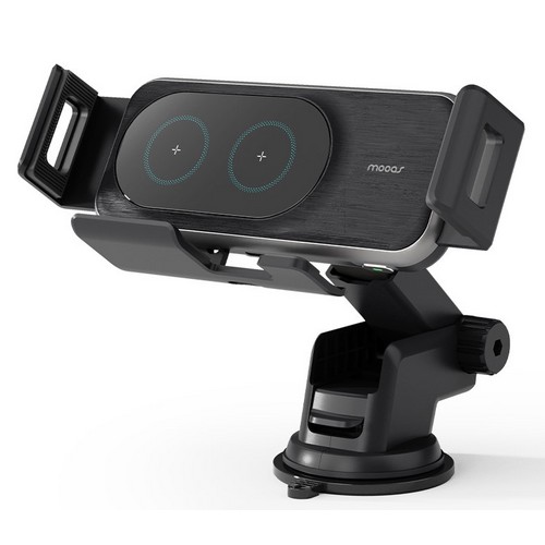 15W 와이드 듀얼코일 무선충전거치대 MCHW7