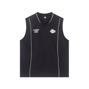 NBA LAL 팀 컬러블록 경량 우븐 스판 슬리브리스 N252TS433P 19