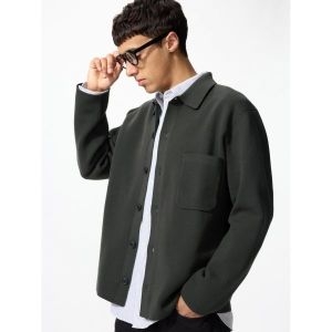 유니클로 밀라노 시보리 셔츠 가디건 478550_이미지