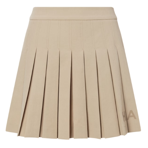 헤지스골프 로고 배색 플리츠스커트 HWSK5A201I2_이미지