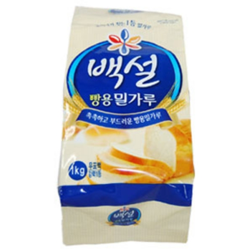  백설 빵용 밀가루 1kg [1개]