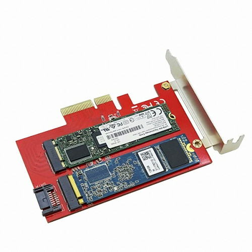 라인업시스템 LANSTAR M.2 to PCIe 카드 (LS-PCIE-M2SATA)_이미지