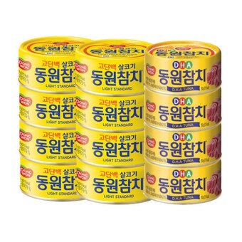 <b>동원</b>F&B 라이트스탠다드 150g 8개 + DHA 150g 4개