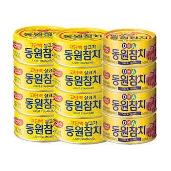 <b>동원</b>F&B 라이트스탠다드 150g 8개 + DHA 150g 4개