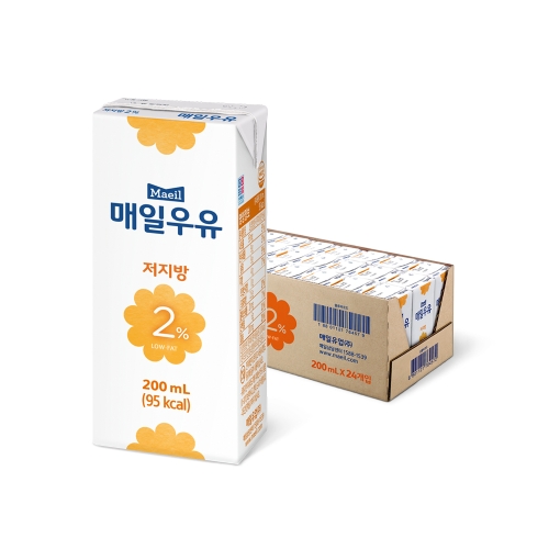 매일우유 저지방 2% (멸균) 200ml