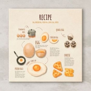 꾸밈 iy489 요리레시피노프레임