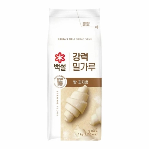 백설 강력 밀가루 1kg (6개)_이미지