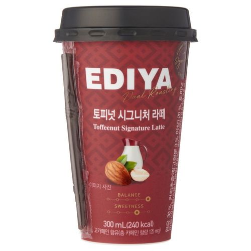 이디야 토피넛 시그니처 라떼 300ml (10개)_이미지