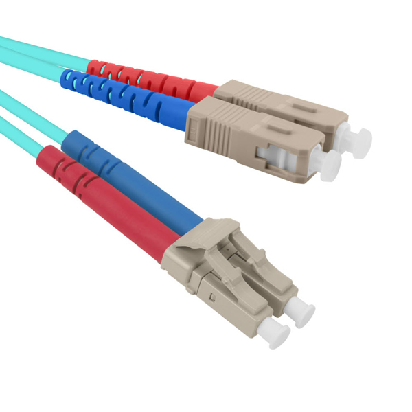 이지넷유비쿼터스 넥스트 10G LC-SC타입 광 패치코드 케이블 (NEXT-LS350MM-10G, 50m)