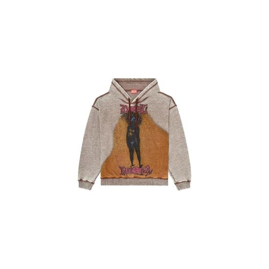 ���� S Boxton studded embellishment printed hoodie A211760SLCZ T
