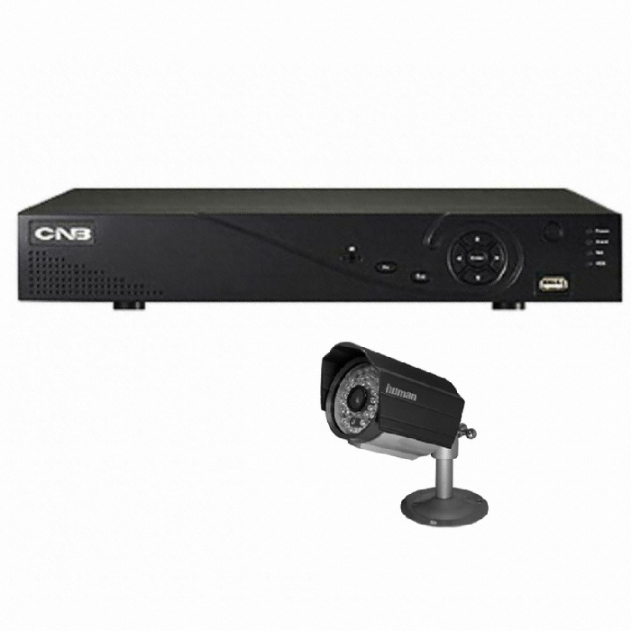 CNB MDF1212 + WIN-B48QIR 패키지 (카메라 1개+녹화기)