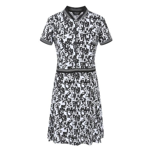 팜스프링스 여성 로고 프린트 집업 원피스_SJOL232669