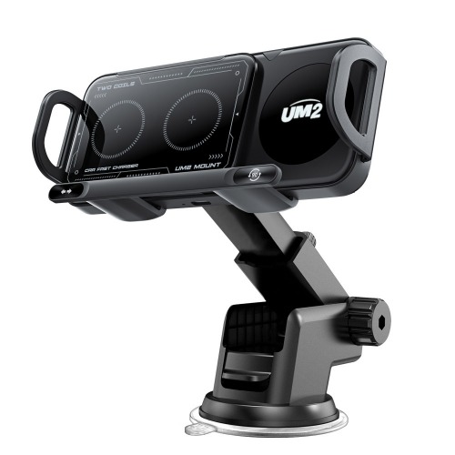 아임커머스 UM2 15W 듀얼코일 차량용 무선충전거치대 UMWH-CAR2coilnew