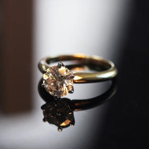 14K 모이사나이트 결혼예물 보석반지 HSR-18122702