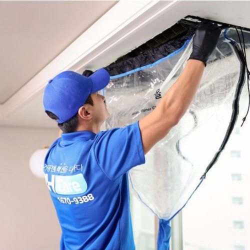 투에이치플러스 벽걸이 에어컨 청소