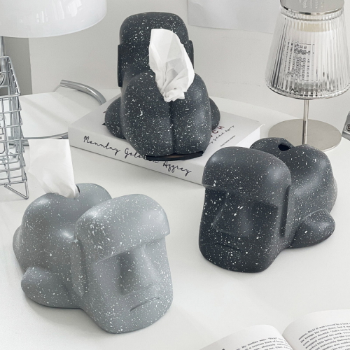 이이공브이샵 ㅤ엉덩이가 작고 예쁜 모아이 휴지케이스_이미지