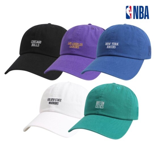 NBA 농구팀 레터 빅사이즈 소프트볼캡 모자 N255AP231P_이미지