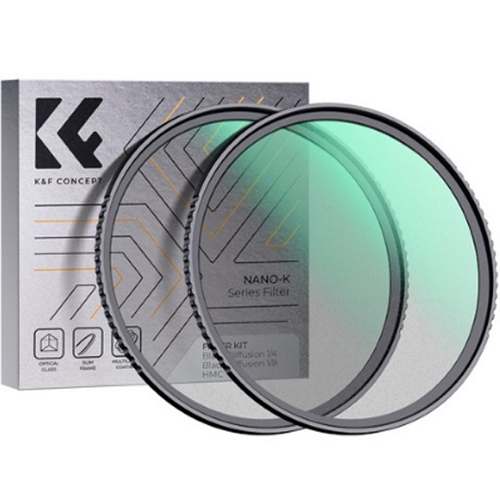 K&F Concept NANO-K Black Diffusion 1/4 + 1/8 HMC 필터세트 해외구매