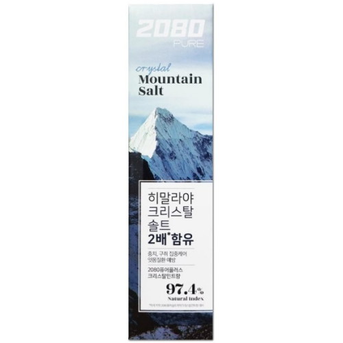 2080 히말라야 퓨어마운틴 크리스탈 솔트치약 120g