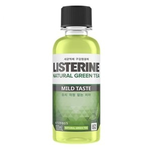 존슨앤존슨 리스테린 내추럴 그린티 마일드 100ml (60개)