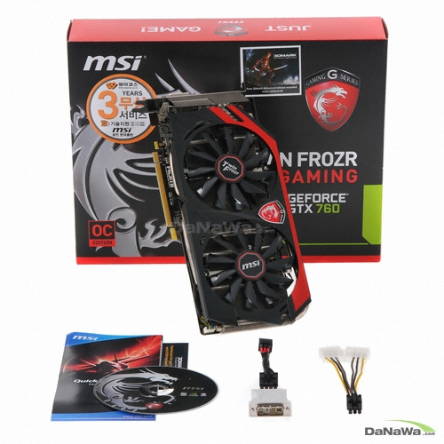 MSI 지포스 GTX760 OC D5 2GB 트윈 프로져 4 게이밍_이미지