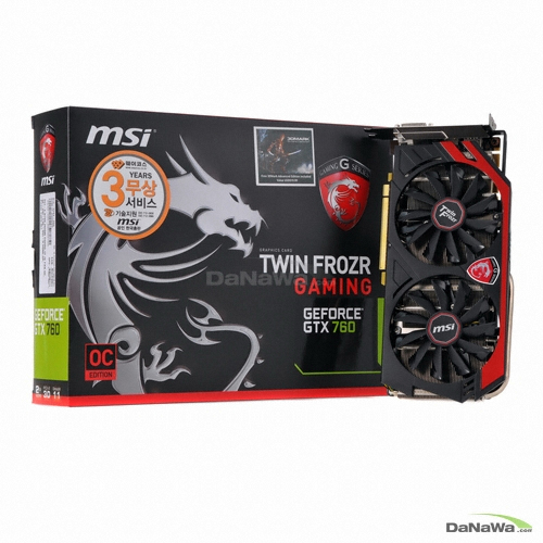 MSI 지포스 GTX760 OC D5 2GB 트윈 프로져 4 게이밍_이미지