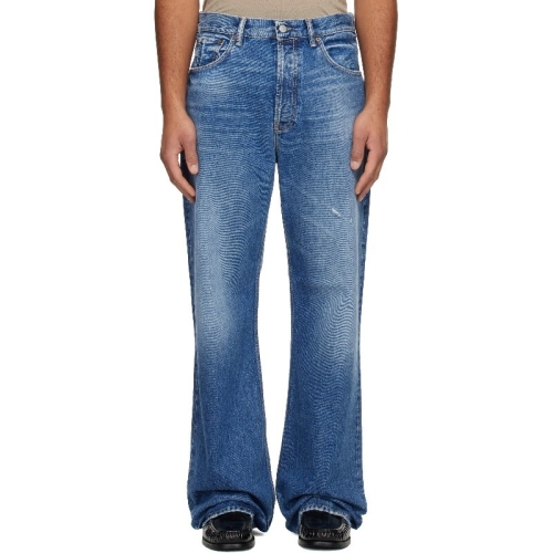 청바지 블루 2021M 레귤러 핏 데님 진 252129M186005