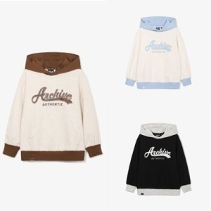 휠라 휠라 키즈 간절기 후드 배색 맨투맨 (FK253PO07X006)