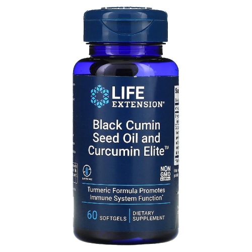 라이프익스텐션 블랙 커민 씨오일 및 Curcumin Elite 60캡슐