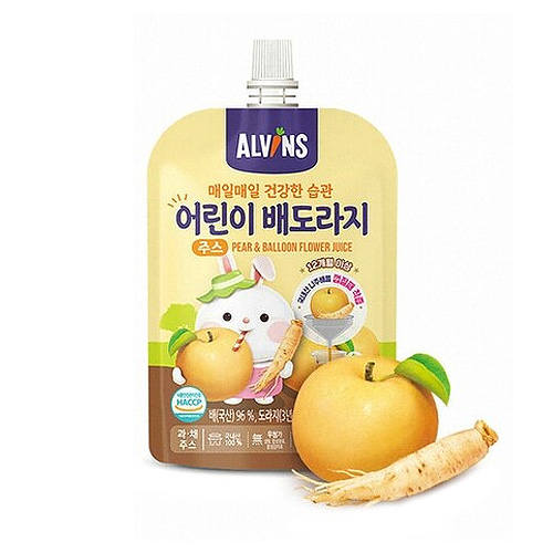 엘빈즈 매일매일 건강한 습관 어린이 배도라지 80ml (10개)