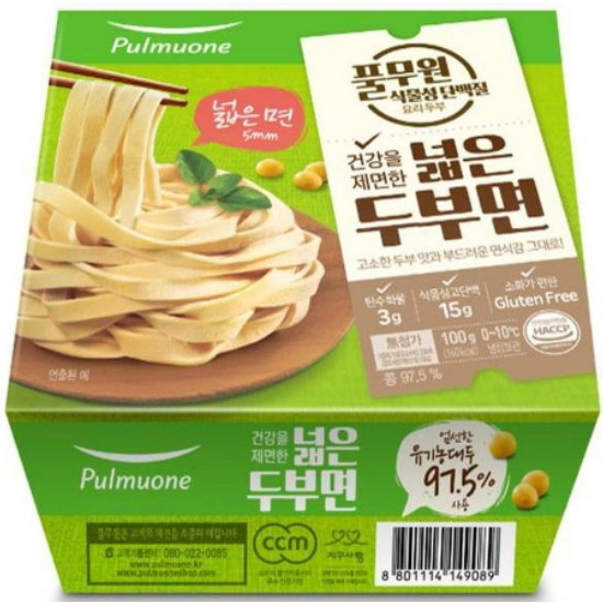 풀무원 건강을 제면한 넓은 두부면 100g (1개)_이미지