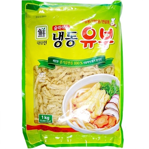사조대림 대림선 냉동유부 슬라이스 1kg (1개)_이미지