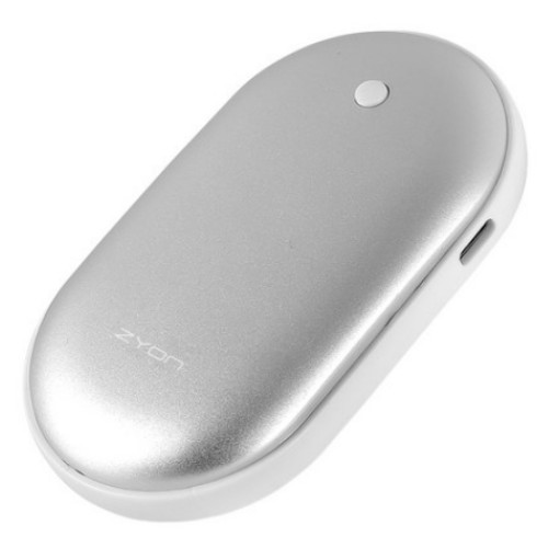 ZY-HW150 포켓 손난로 보조배터리 실버 3000mAh