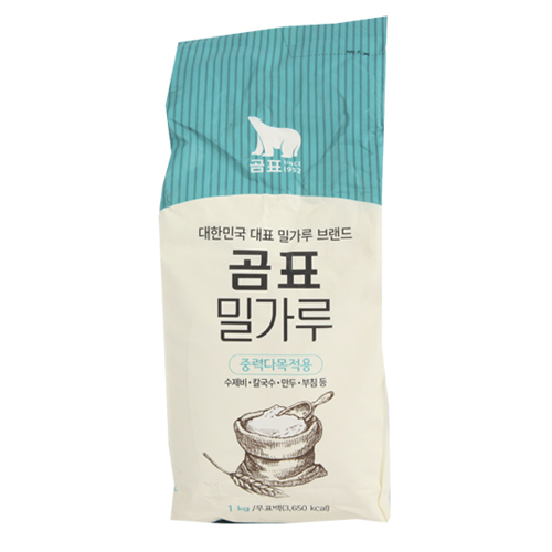 곰표 중력 밀가루 1kg이미지입니다. 누르면 해당 게시물로 새창이동합니다.