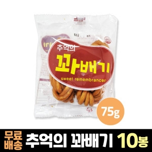 에코푸드 추억의 꽈배기 75g 10봉