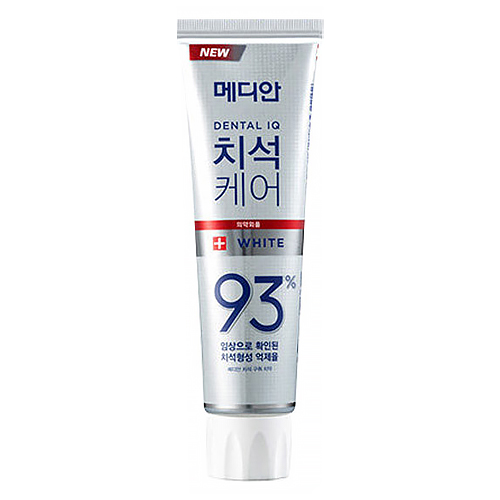 메디안 덴탈IQ 치석케어(93%) 화이트 치약 120g (12개)_이미지