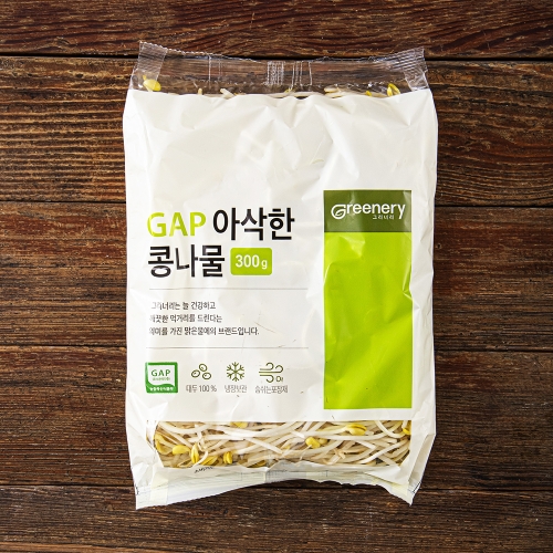 맑은물에 그리너리 GAP 인증 아삭한 콩나물 300g 1개