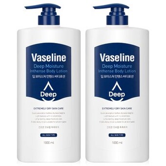 <b>바세린</b> 딥 모이스처 고보습 바디로션 1000ml