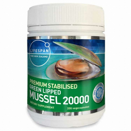 라이프스팬 초록입홍합 20000 200베지캡슐 (해외) (1개)